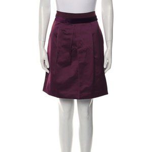 IRO knee length maroon skirt